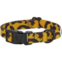 Barkalot Hundehalsband Recyceltes Polyester schwarz/ orange M