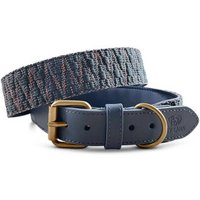 Hey Lana Premium Halsband Gepolstert blau/ grau L