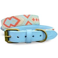 Hey Lana Premium Halsband Gepolstert korall/hellblau/beige XS