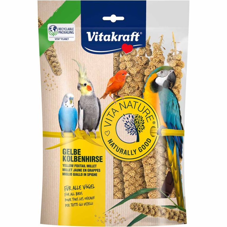 In der Vita Nature Naturhirse steckt die ganze Kraft der Natur und bietet eine gelungene Abwechslung auf dem Speiseplan.