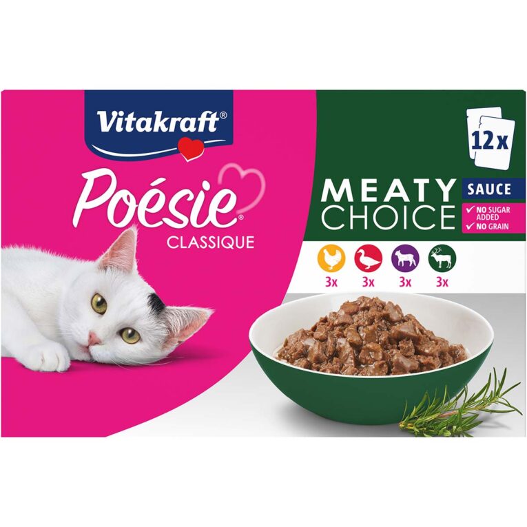 Feine Nassfutter-Auswahl für ausgewachsene Katzen.