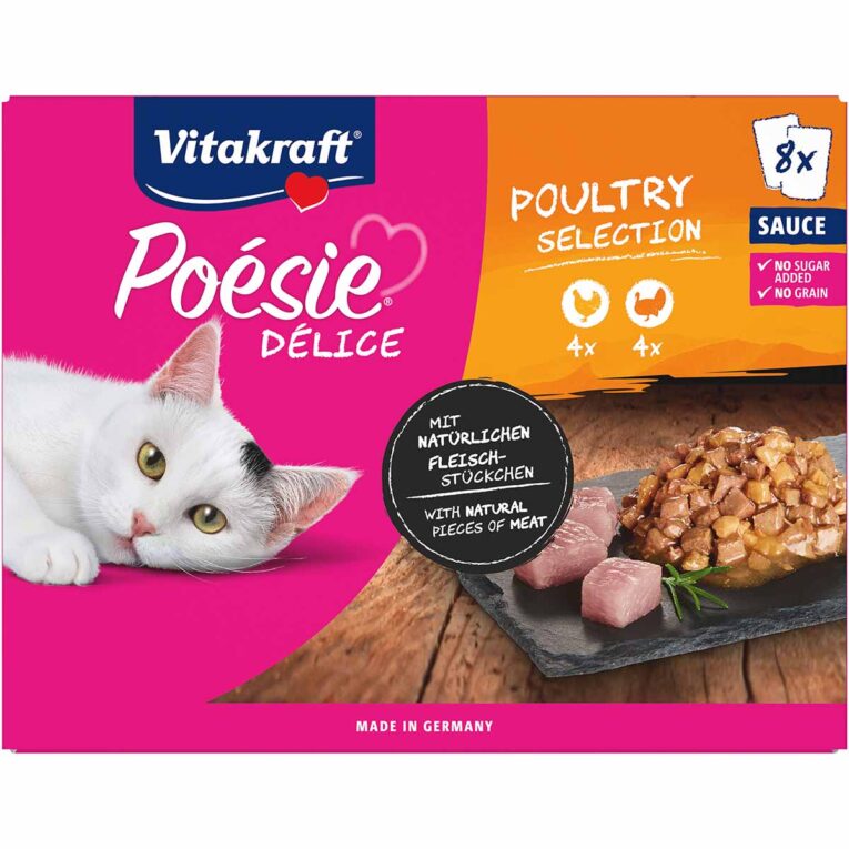 Nassfutter für ausgewachsene Katzen.