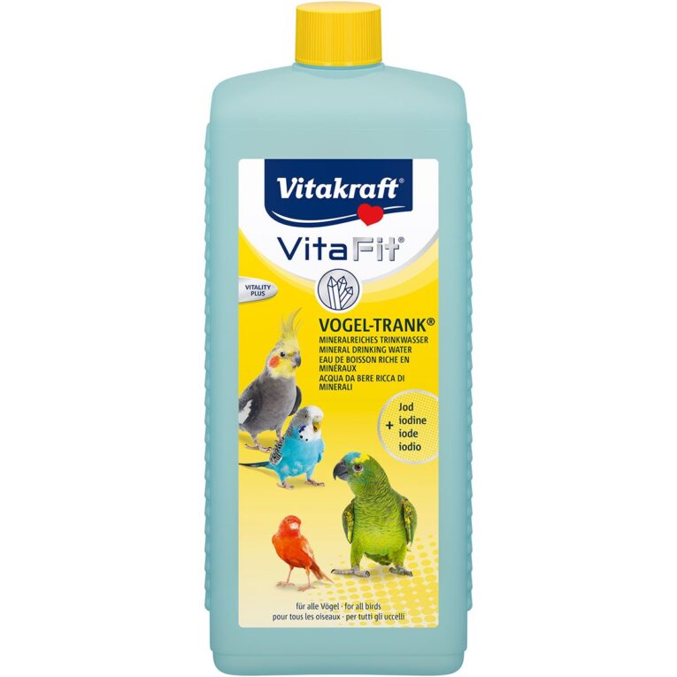 Durch den Vitakraft Vogel-Trank erhalten alle Ziervögel eine gesunde Flüssigkeitsversorgung mit lebenswichtigen Inhaltsstoffen.