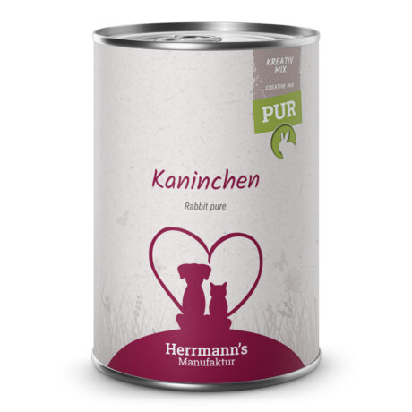 Herrmann's | Kaninchen Reinfleisch | Kreativ-Mix | 30 x 400 g