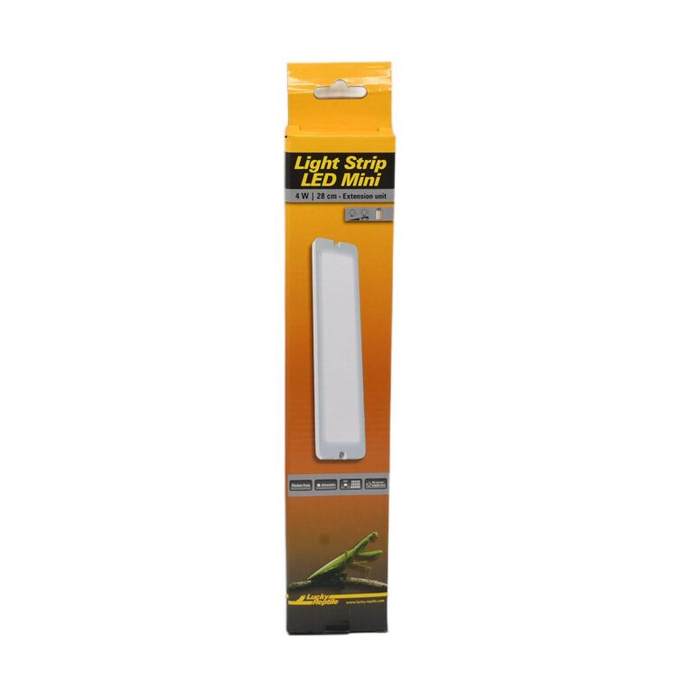 Mit der Lucky Reptile Light Strip LED Mini Erweiterung kannst du die Grundbeleuchtung deines Terrariums flexibel auf deine Bedürfnisse anpassen.