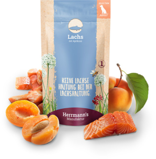 Herrmann's | Lachs mit Aprikose | Selection Adult | 14 x 150 g
