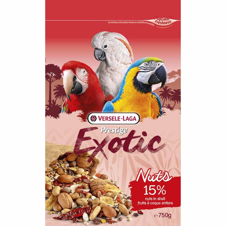 Leckeres Vogelfutter von Versele Laga mit wichtigen Nährstoffen.