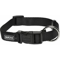 AniOne Halsband Classic Nylon schwarz L