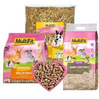 MultiFit Streu-Set Holz + Hanf + Stroh