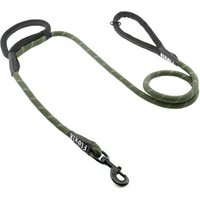 Floxik Tauleine für Hunde - 1,5m Hundeleine mit Zwei Griffen grün