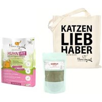 I love my cat Sparset Trockenfutter mit Huhn für Katzen mit Übergewicht Nahrungsergänzung