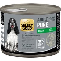 SELECT GOLD Pure Adult Hirsch 12x200 g