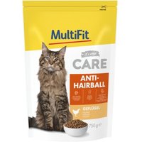 MultiFit Care Trockenfutter Katze, Adult, Anti Hairball, Huhn 750 g