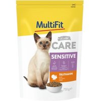 MultiFit Care Trockenfutter Katze, Adult, Sensitive, Truthahn 750 g