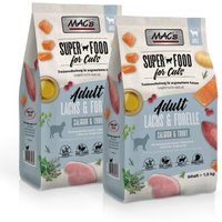 MAC's Cat Adult Trockenfutter Lachs & Forelle 2x1,5 kg