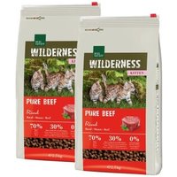 REAL NATURE WILDERNESS Trockenfutter Katze, Kitten, Pure Beef 2x2,5 kg