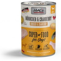 MAC's Nassfutter Hund Adult Hühnchen und Cranberry 6x400 g