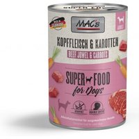 MAC's Nassfutter Hund Adult Kopffleisch und Karotten 6x400 g