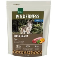 REAL NATURE WILDERNESS Trockenfutter Hund, Adult, Black Earth Rind und Büffel 1 kg