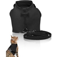 PIUPET Katzengeschirr Fritz schwarz M