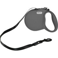 AniOne Rollleine Basic Gurt grau M