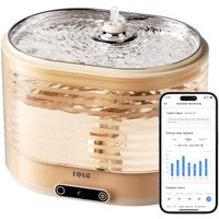 Enabot Katzen Trinkbrunnen Kabellos 2L Volumen Ultraleise mit Bewegungsmelder