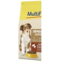 MultiFit Trockenfutter Hund, Junior, Sensitive, mit Lamm, Huhn & Reis 12 kg