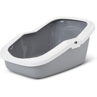 Savic Schalentoilette Aseo weiss-cool grau