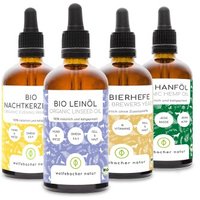 Wolfsbacher Natur Futteröl Set 4 x 100ml