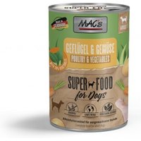 MAC's Nassfutter Hund Adult Geflügel und Gemüse 6x400 g