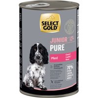 SELECT GOLD Pure Junior 100% Pferd 6x400 g