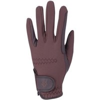 4Riders Reithandschuh Twin braun 6,5 cm