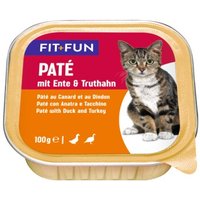FIT+FUN Adult Paté Ente und Truthahn 16x100 g