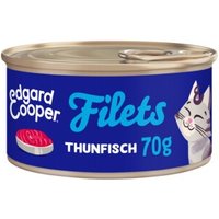 Edgard & Cooper Nassfutter Katze Adult Filets Thunfisch 24x70 g