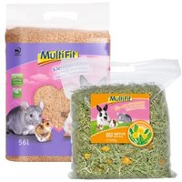 MultiFit Kleintierstreu 56 L & Heu mit Löwenzahn 500 g