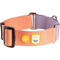 Woolly Wolf Halsband Color Block Martingale Salmon Pink Mix L