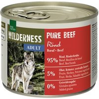 REAL NATURE WILDERNESS Nassfutter Hund, Adult, Pure Beef 12x200 g