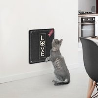 Canadian Cat Company Kratzteppich 50x40cm mit Wandbefestigung anthrazit