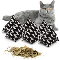 Canadian Cat Company Catnipspielzeug 6x Schmusepyramide Zig-Zag
