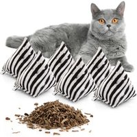 Canadian Cat Company Baldrianspielzeug 6x Schmusepyramide Zebra