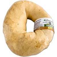 Lifebound Kauknochen 10 Stk aus Kalbsleder, kleiner Ring, 8,9 cm