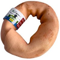 Lifebound Kauknochen 10 Stk aus Kalbsleder, kleiner Ring, 8,9 cm