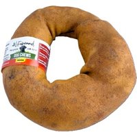 Lifebound Kauknochen 10 Stk aus Kalbsleder, kleiner Ring, 8,9 cm