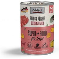 MAC's Nassfutter Hund Adult Rind und Kürbis 6x400 g