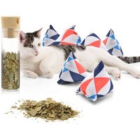 Canadian Cat Company Catnipspielzeug 6x Schmusepyramide Nordic Triangle