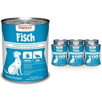 Supravit Hundenassfutter 6 x 820g Fisch