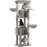 Pawz Road Kratzbaum 181cm Großer Katzenbaum grau