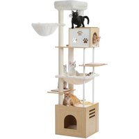 Pawz Road 190 Kratzbaum mit Futterplatz beige