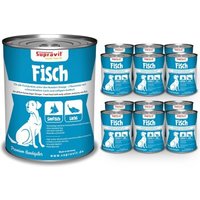 Supravit Hundenassfutter 12 x 410g Fisch