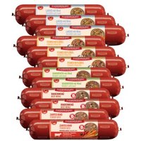 Fleischeslust Nassfutter Hund Classic Adult Gemischtes Sortiment 12x800 g